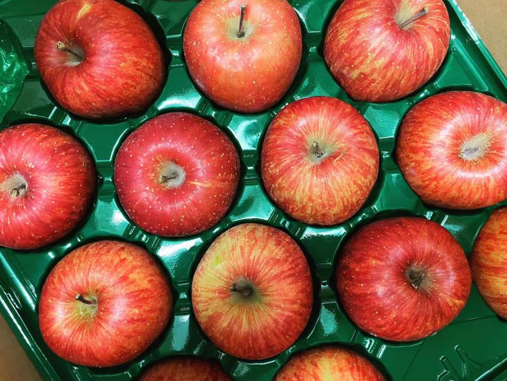 工藤さん☆おいしいりんごをありがとう