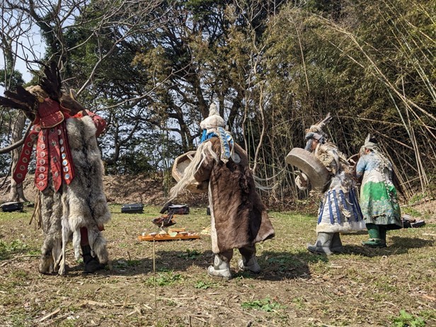 糸島・蒙古山での蒙古シャーマンの儀式